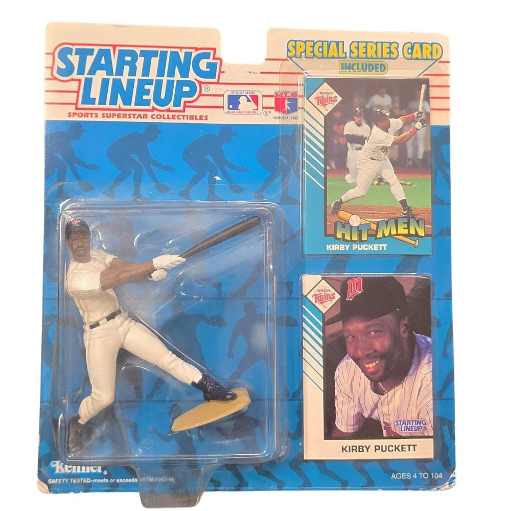 STARTING LINEUP 1993 BASEBALL MINNESOTA TWINS KIRBY PUCKETT FIGURE MOC MLB